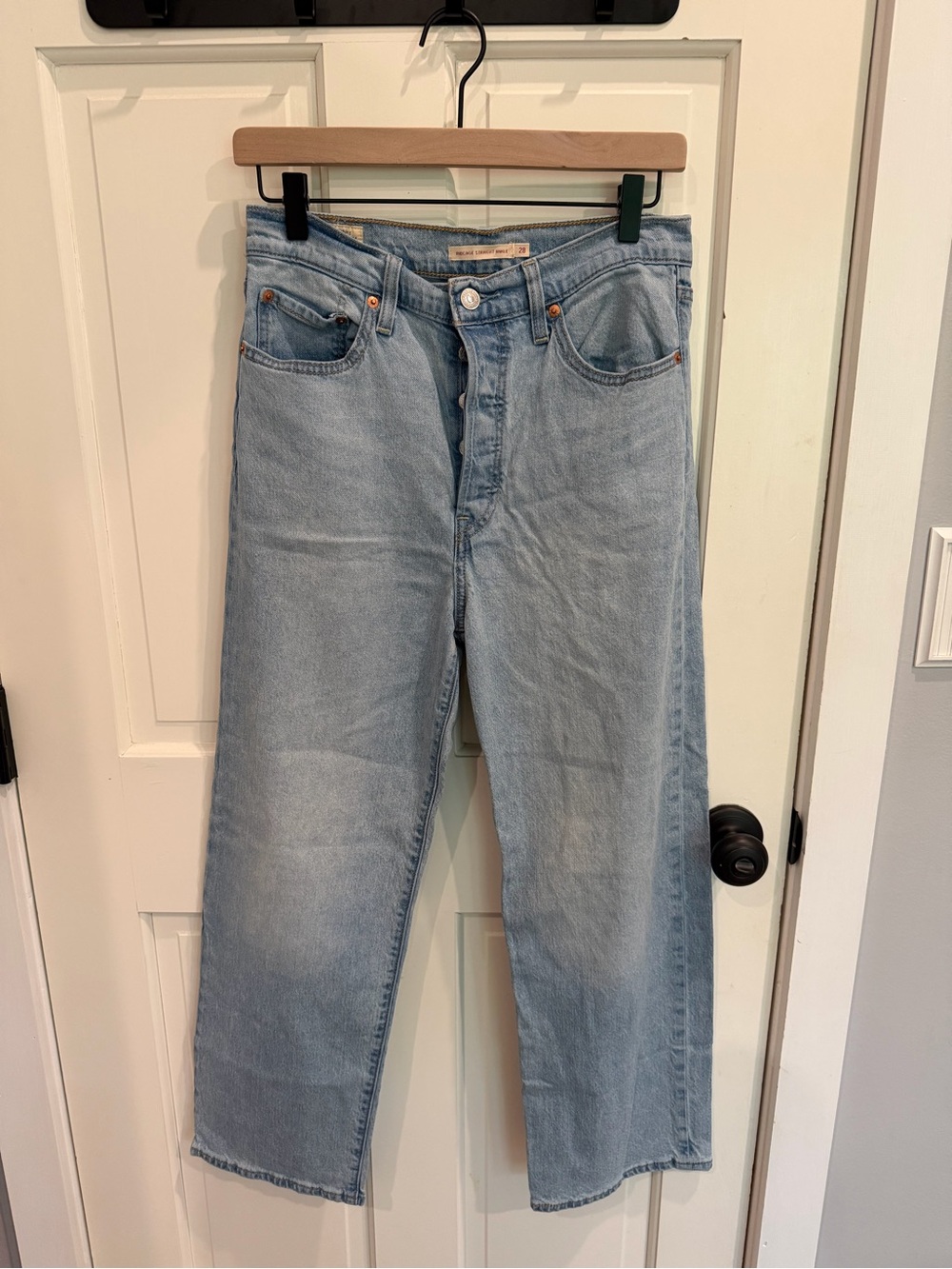 Levi's Light Blue Straight Jeans